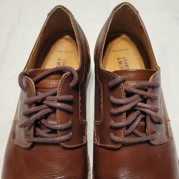 Johnston & Murphy Garner Brown Leather Oxford Lace Up Dress Shoes Size 8 M main image 7